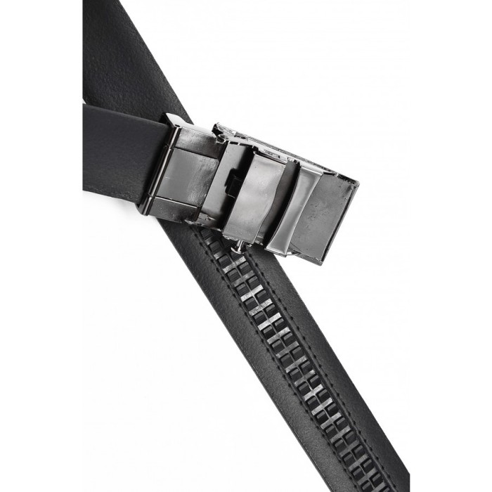 Pasek skórzany "Elegant Black"