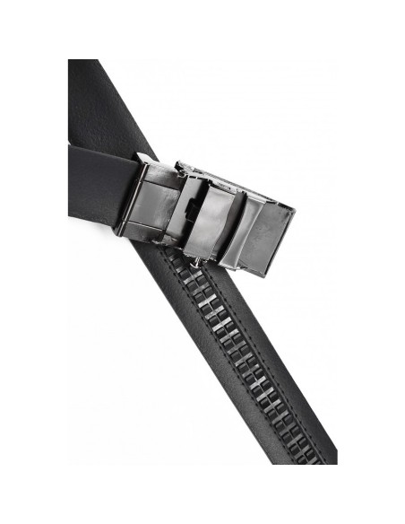 Pasek skórzany "Elegant Black"