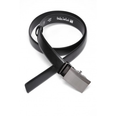 Pasek skórzany "Elegant Black"