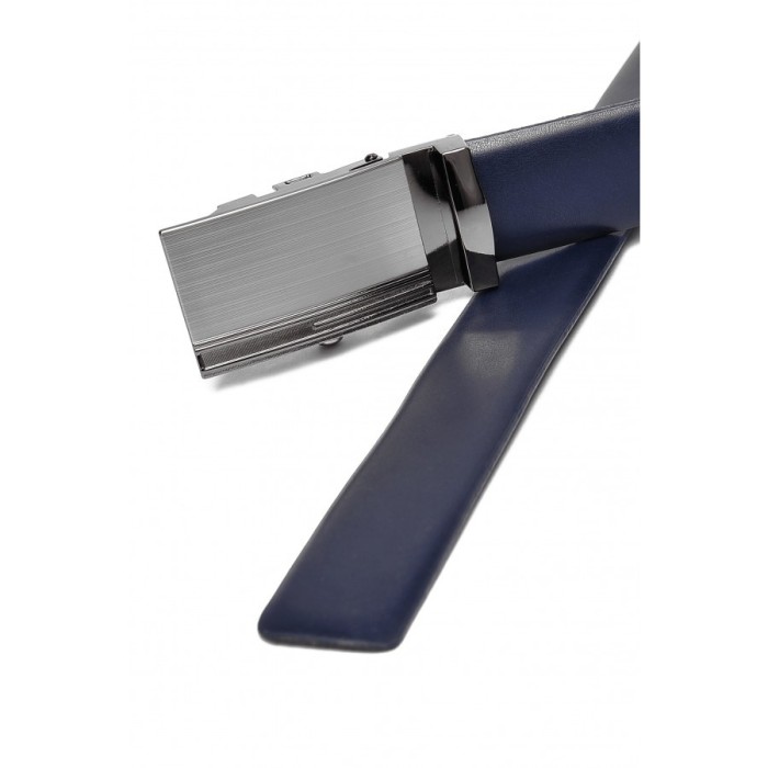 Pasek skórzany "Elegant Blue"