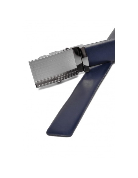 Pasek skórzany "Elegant Blue"