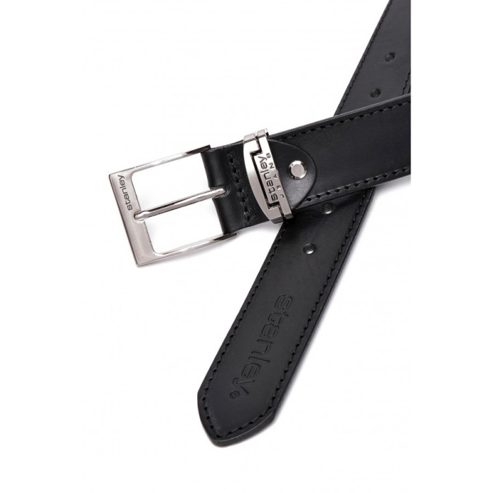 Pasek skórzany "Denim Black"