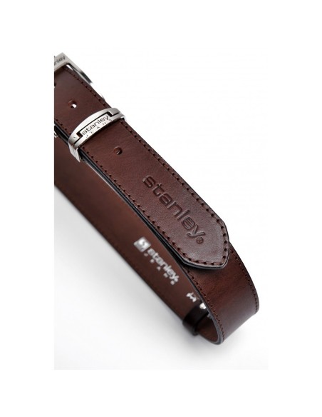 Pasek skórzany "Denim Brown"