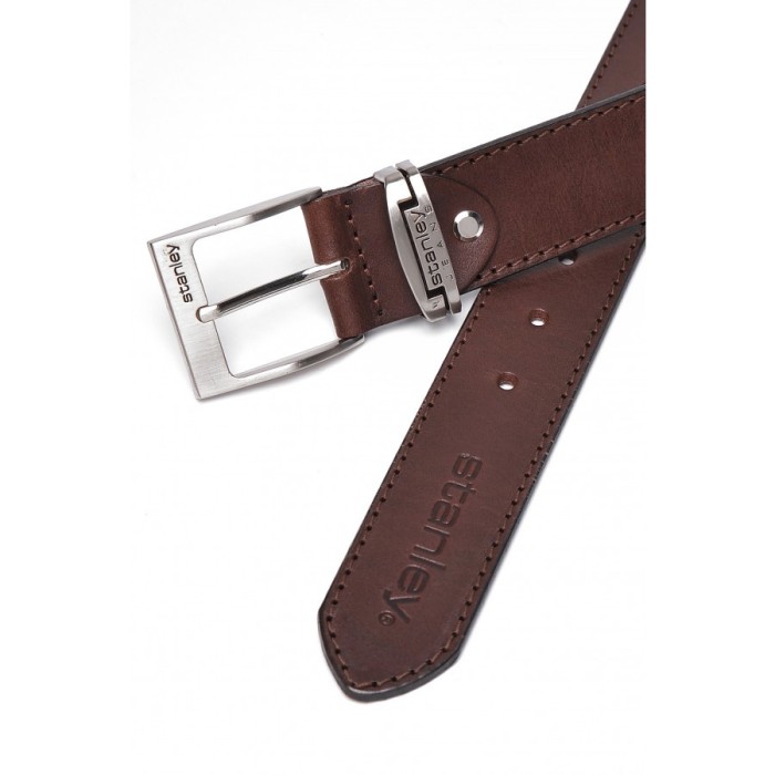 Pasek skórzany "Denim Brown"